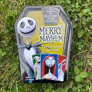 Disney The Nightmare Before Christmas Merry Mayhem Card Game - Black and Yellow